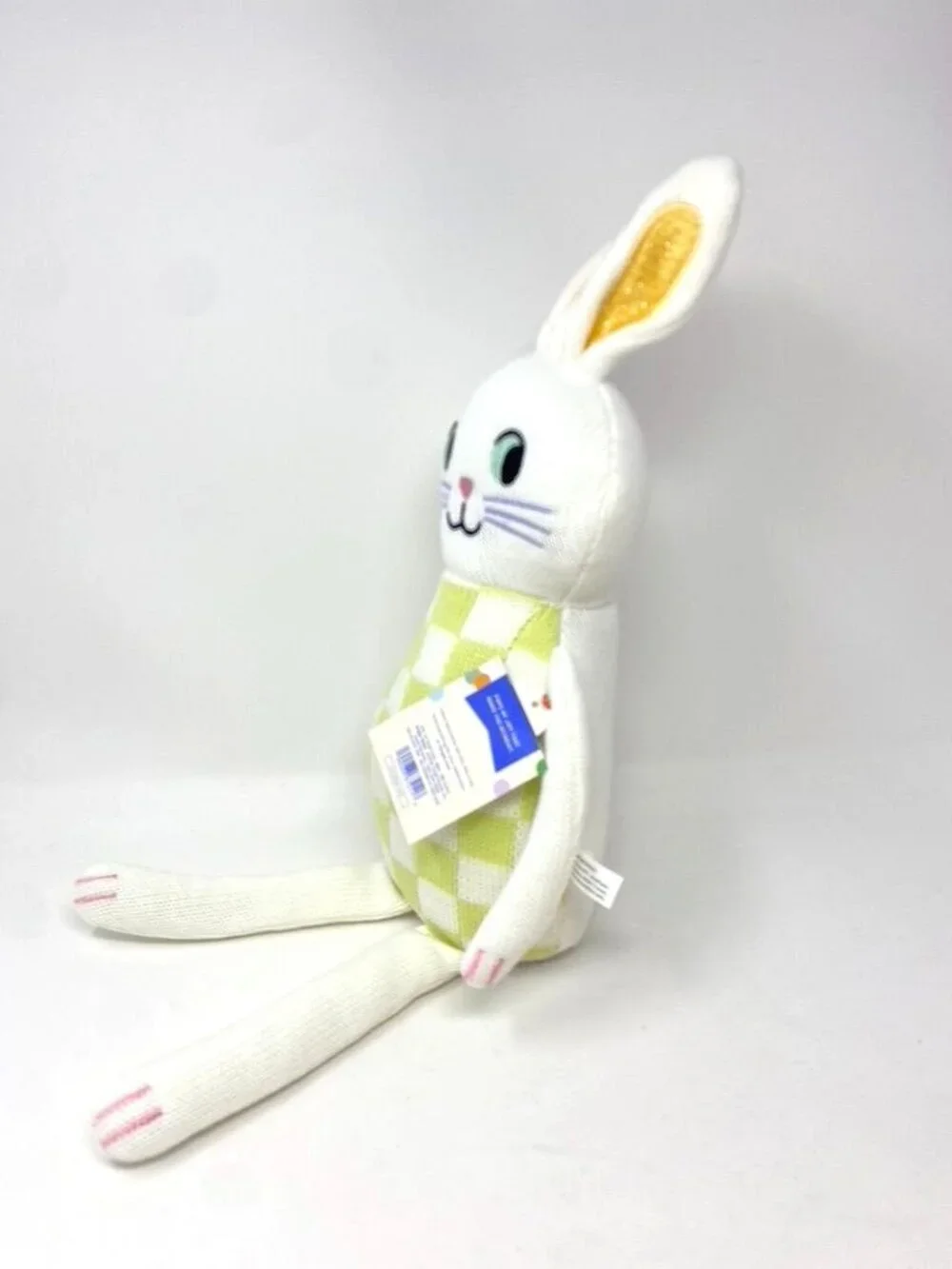 Target Easter Knit Bunny White and Green - Spritz™ Mantel Shelf Decor